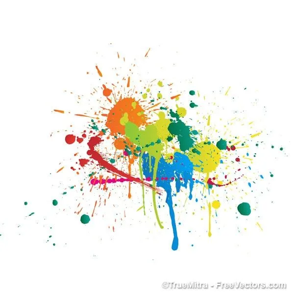 Colores salpicaduras de pintura de fondo abstracto | Descargar ...