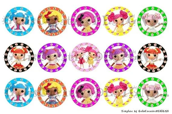 Colorful Lalaloopsy doll inspired digital image by GelisCreations