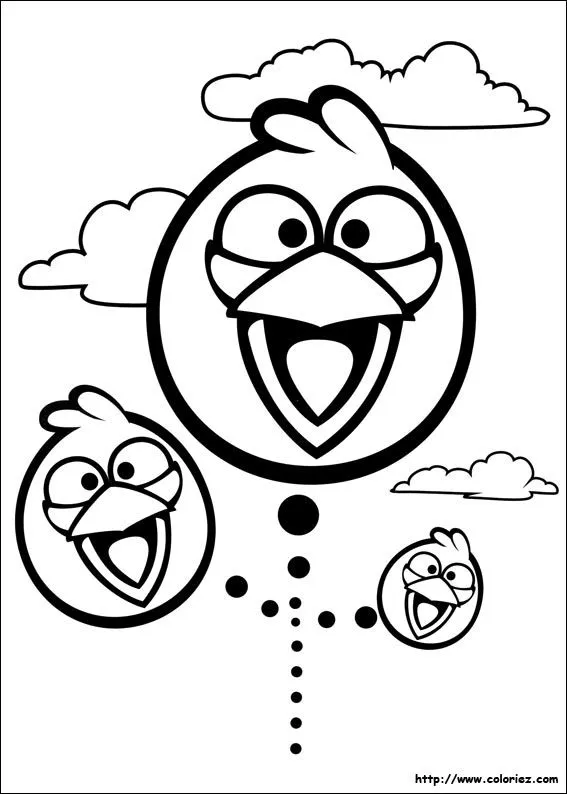 COLORIAGE - Angry birds