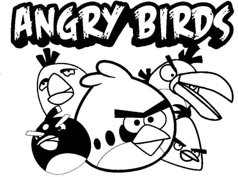 Coloriages Angry Birds Coloriage
