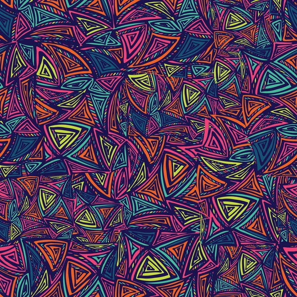 Coloridos patrones sin fisuras con triángulos abstractos — Foto ...