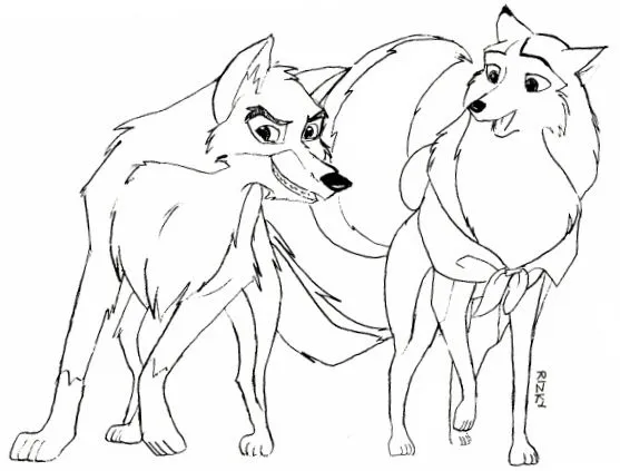 Coloring pages of balto - Imagui