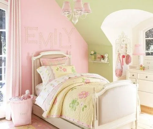 Combinaciones de colores para cuartos de niñas : PintoMiCasa.com