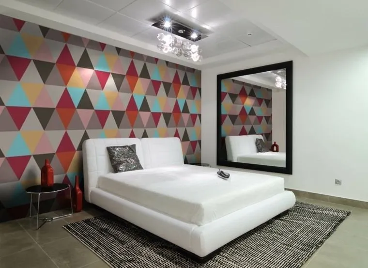 Combinaciones de colores para las paredes del dormitorio -