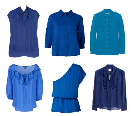 Cómo combinar una blusa azul | Web de la Moda