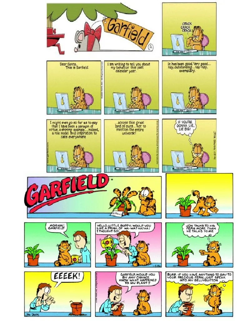 Comic de Garfield en Ingles | PDF