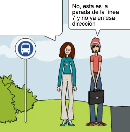comic interactivo para practicar español
