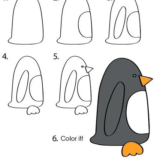 Como dibujar animales faciles - Imagui