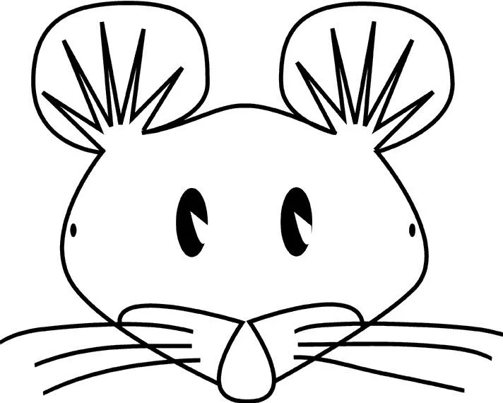 Mascara de raton para imprimir - Imagui