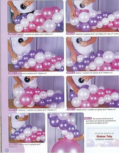  ... con mis amigas ?: ? Decoración con globos para 15 años