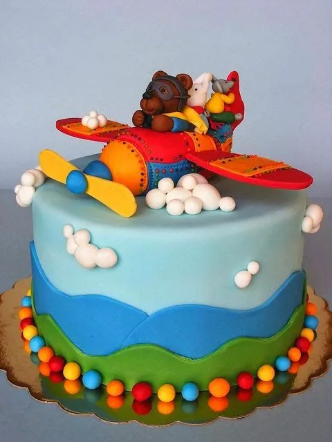 Compartiendo Fondos : hermosas tortas de cumpleaños para niños