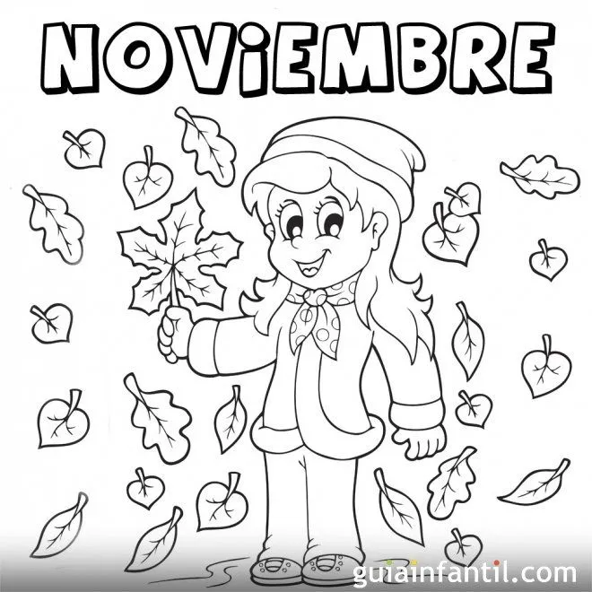 Compartir 30+ imagen portadas para colorear de noviembre -  Thptnganamst.edu.vn