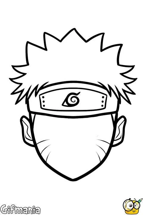 completar cara de Naruto #naruto #cabeza #dibujo | Dibujos | Pinterest