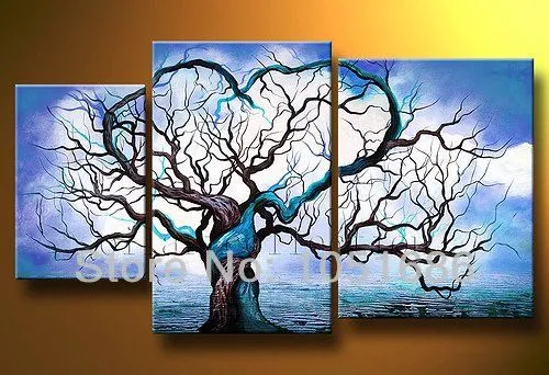 Compra los árboles abstracta de arte online al por mayor de China ...