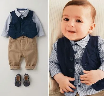 Compra bebé niño ropa formal, online al por mayor de China ...