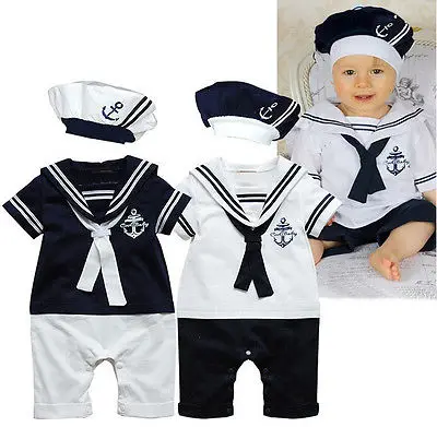 Compra bebé traje de marinero online al por mayor de China ...