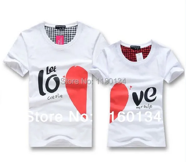 Compra camisas de amor para parejas online al por mayor de China ...