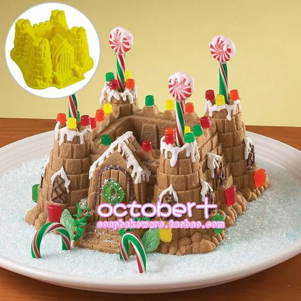 Compra castillo torta del molde online al por mayor de China ...