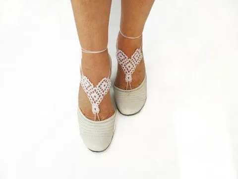 Compra crochet patrón de las sandalias descalzas online al por ...
