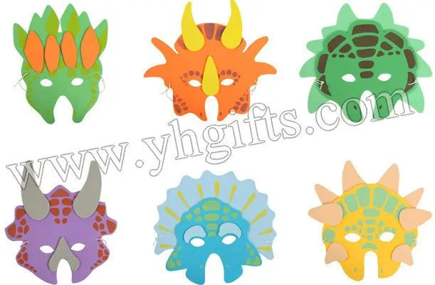 Mascaras de dinosaurio - Imagui