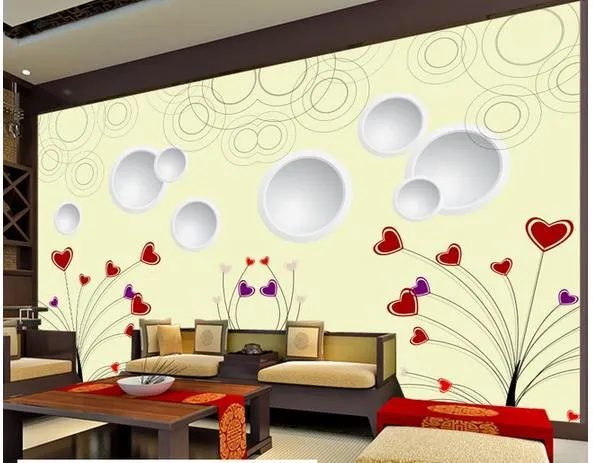 Compra Love Wallpaper abstracto online al por mayor de China ...