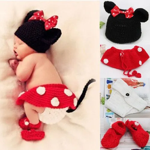 Compra minni mouse crochet hat online al por mayor de China ...