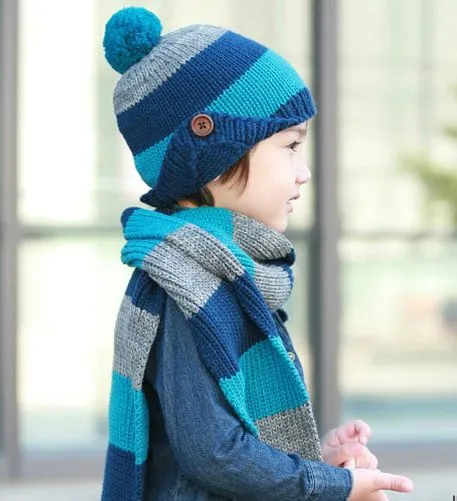 Compra niños bufanda del sombrero online al por mayor de China ...