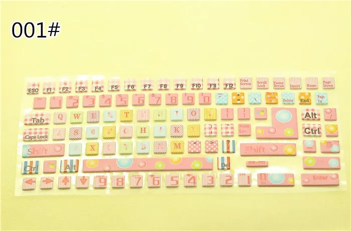 Compra pegatinas de color de teclado online al por mayor de China ...