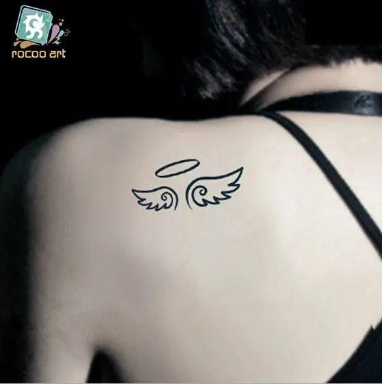 Compra pequeñas alas de ángel, tatuajes online al por mayor de ...