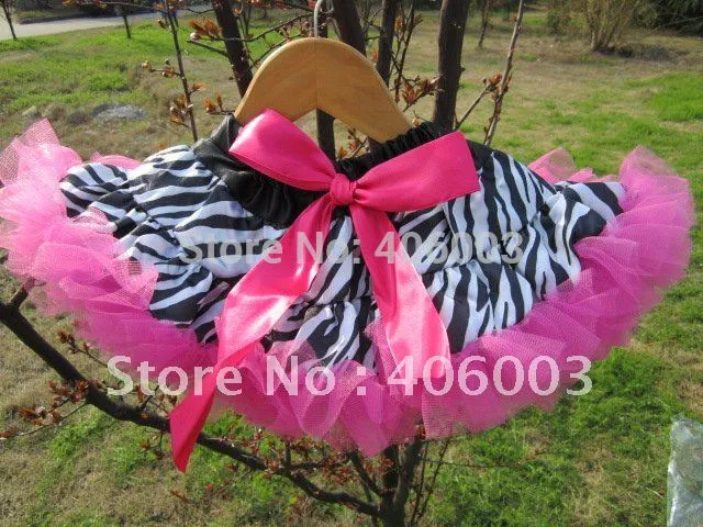 Compra pink zebra tutu skirt online al por mayor de China ...