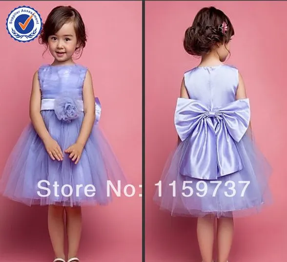 Compra vestidos de niña de color lila online al por mayor de China ...