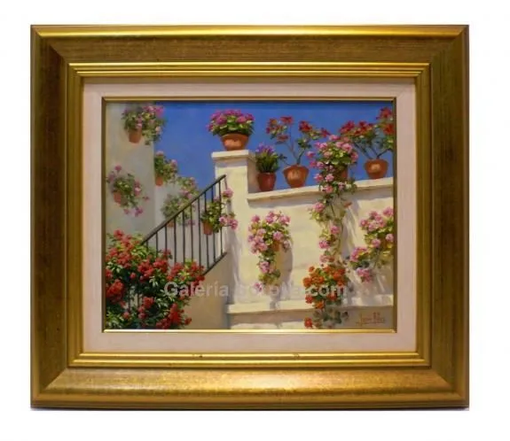 Comprar cuadros y pinturas al óleo de Patios y Jardines