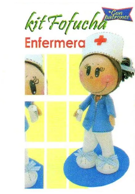 Fofucha enfermera patrones - Imagui