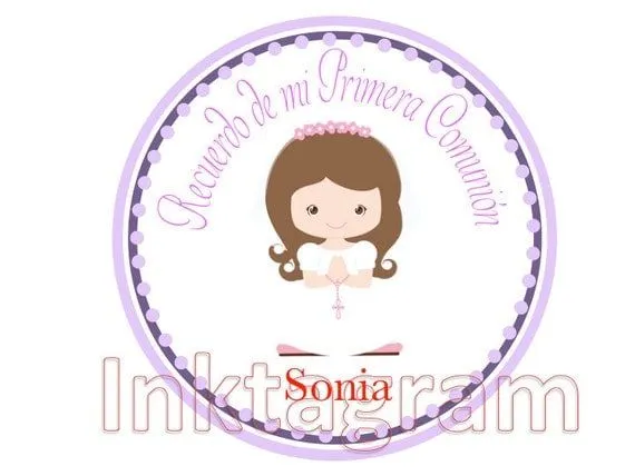 My First Communion Personalized Stickers Party Favor by inktagram