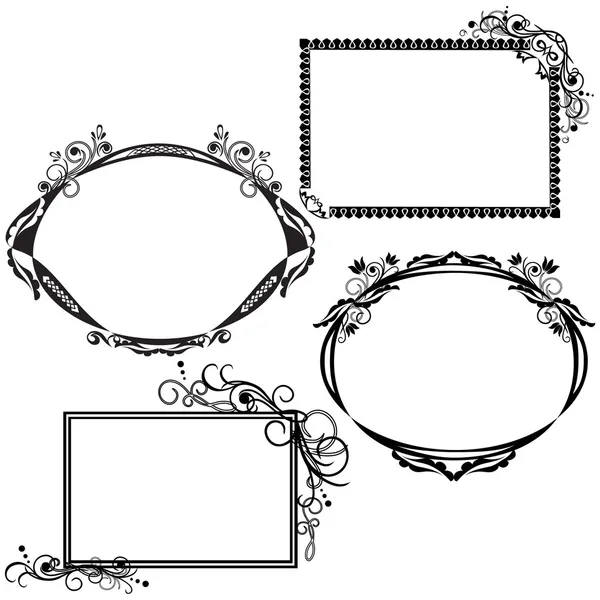 conjunto de cuadros Vintage — Vector stock © laraslk #9827134 conjunto de cuadros Vintage — Vector stock © laraslk #9827134