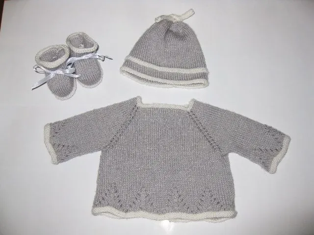 Conjunto de lana para bebé I – El gorro | La bufanda de lana