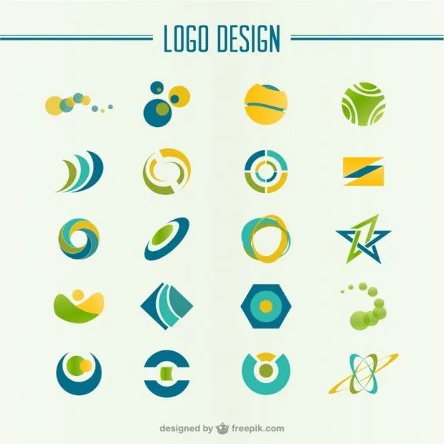 Conjunto de plantillas de logotipos | Descargar Vectores gratis Conjunto de plantillas de logotipos | Descargar Vectores gratis