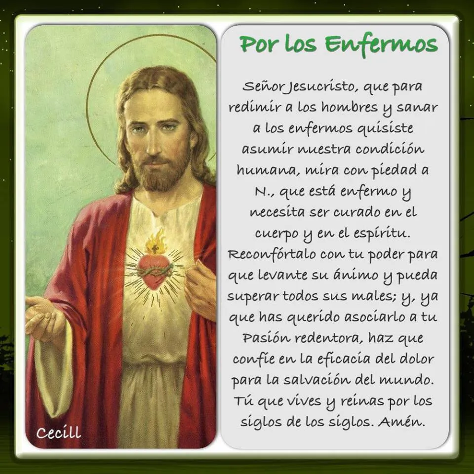 Conociendo el evangelio de Jesús desde Melo: Orando por los enfermos