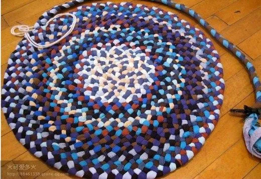 alfombras de tela reciclada | El blog de trapillo.com