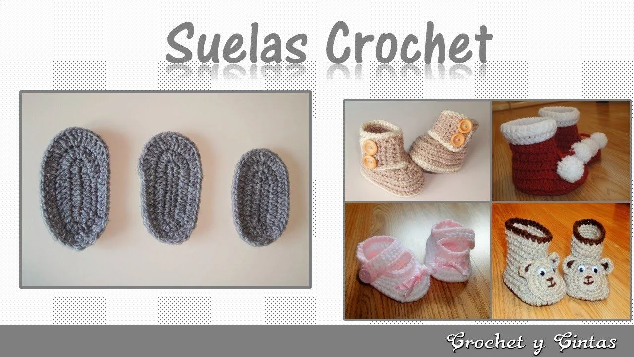 Consejos y patrones para tejer zapatos a crochet - Plantillas para ...