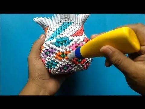 Conserva los colores de tus figuras de Origami 3D - YouTube