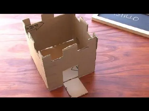 Cómo construir un castillo de caja de cartón : Manualidades para ...