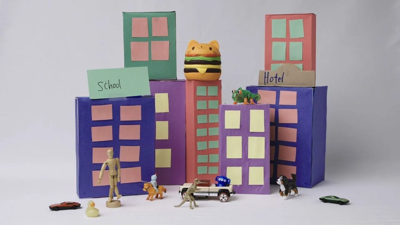 Construye una ciudad de carton y aprende a contar en grupos - YouTube