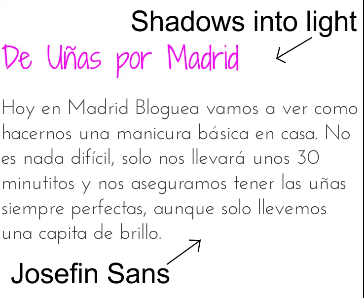 Consultas sobre Diseño & Blogs: Tipos de Letra | MadridBloguea