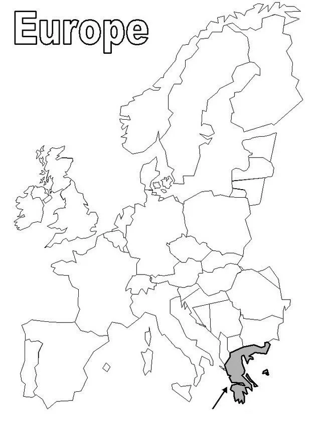 COLOREA TUS DIBUJOS: Mapa de Europa para colorear COLOREA TUS DIBUJOS: Mapa de Europa para colorear