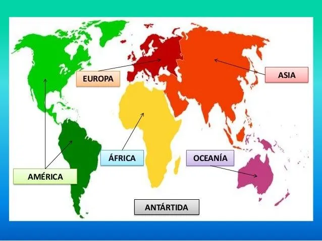 Los continentes Los continentes