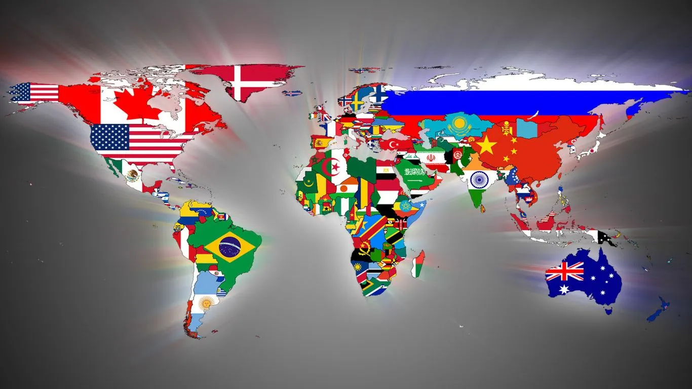 continentes en forma de banderas, el país, el mapa del mundo, 3d, 3d ... continentes en forma de banderas, el país, el mapa del mundo, 3d, 3d ...