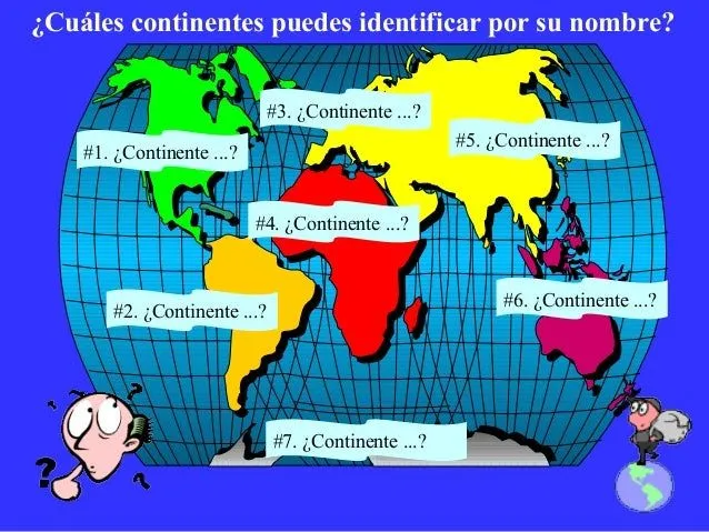 Cuales son los 7 continentes - Imagui