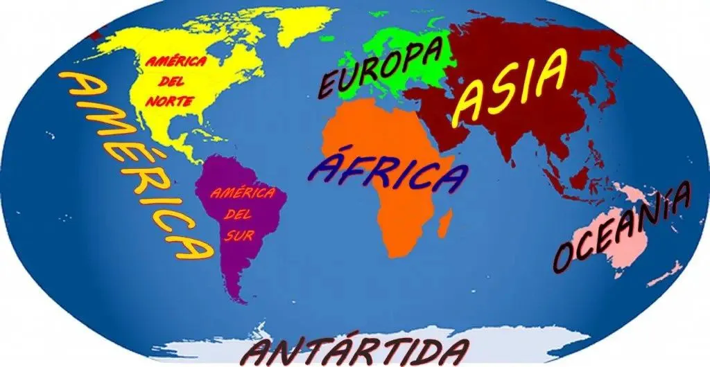Cuántos continentes hay en el mundo?
