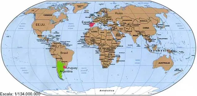 Continentes con nombres de los paises - Imagui